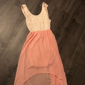 Lace and sheer dress